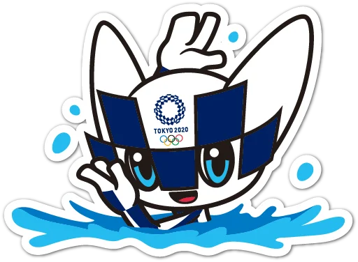 Эмодзи Summer Olympics 2020 Miraitowa