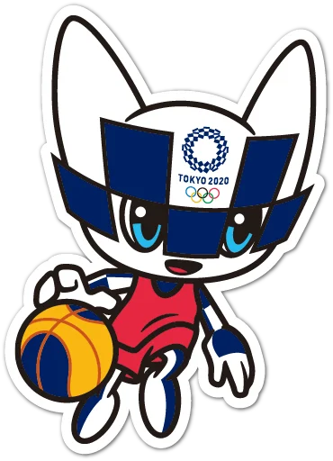 Эмодзи Summer Olympics 2020 Miraitowa