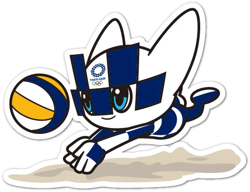 Эмодзи Summer Olympics 2020 Miraitowa
