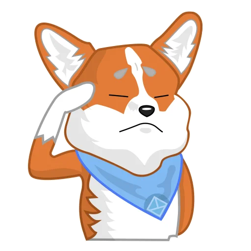 Эмодзи Love, Tennis & Corgi