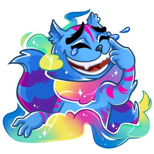 Эмодзи Opium Cheshire cat