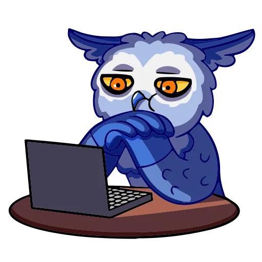 Эмодзи Owl Madness