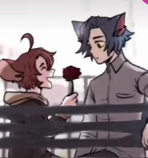 Эмодзи Хуманизированные Том и Джерри