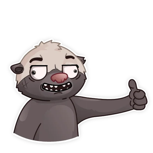 Эмодзи HoneyBadger