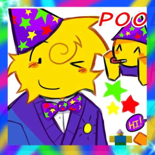 Эмодзи Party noob