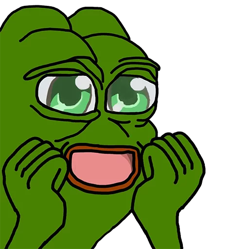 Эмодзи pepe the frog