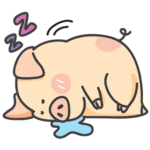 Эмодзи PIGPIG & GuaGua Prt.1-2 (FULL) [英文]