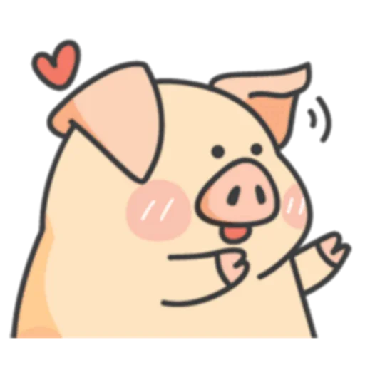 Эмодзи PIGPIG & GuaGua Prt.1-2 (FULL) [英文]