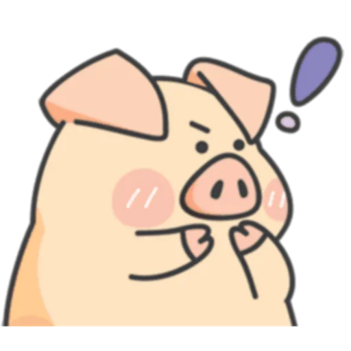 Эмодзи PIGPIG & GuaGua Prt.1-2 (FULL) [英文]