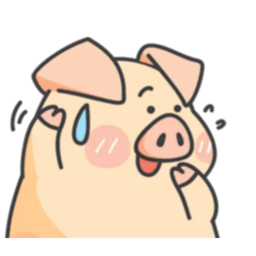 Эмодзи PIGPIG & GuaGua Prt.1-2 (FULL) [英文]