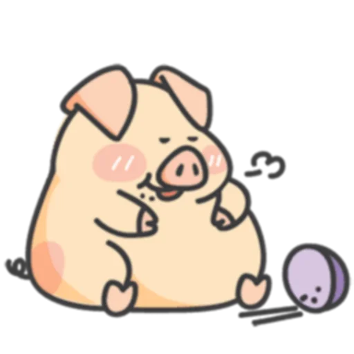 Эмодзи PIGPIG & GuaGua Prt.1-2 (FULL) [英文]