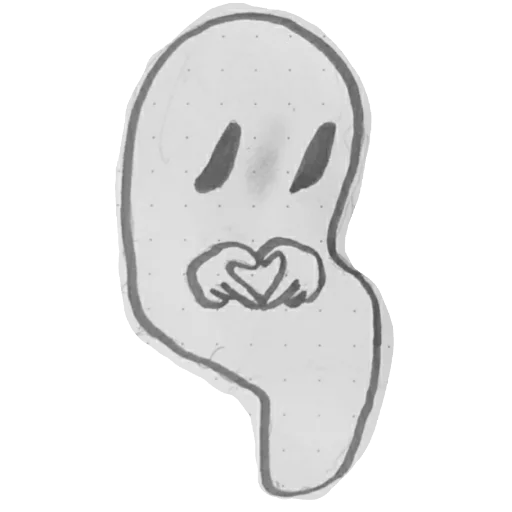 Эмодзи призрак💜