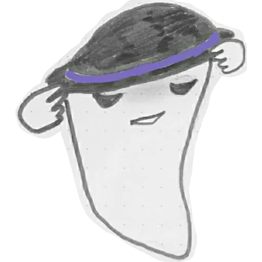 Эмодзи призрак💜