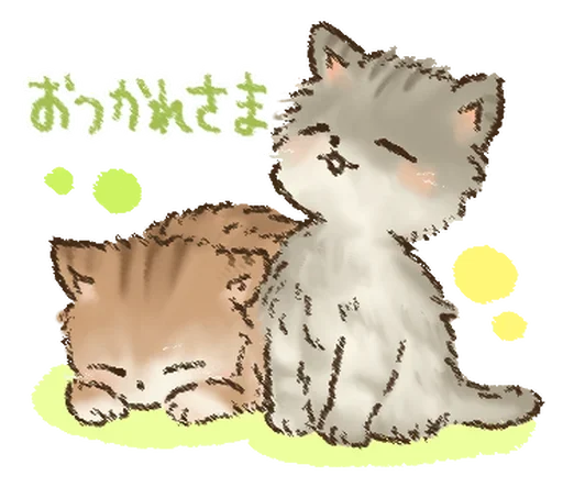 Эмодзи милые котики