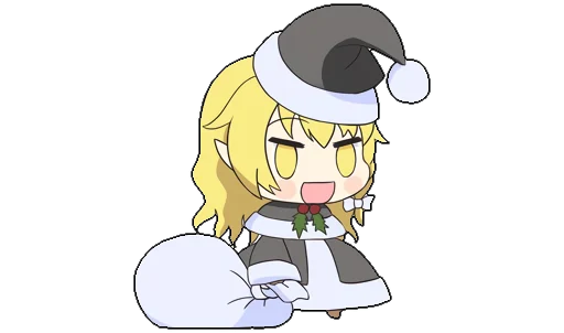 Эмодзи Touhou Padoru Chibi Characters