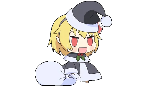Эмодзи Touhou Padoru Chibi Characters