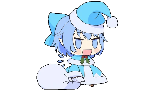Эмодзи Touhou Padoru Chibi Characters
