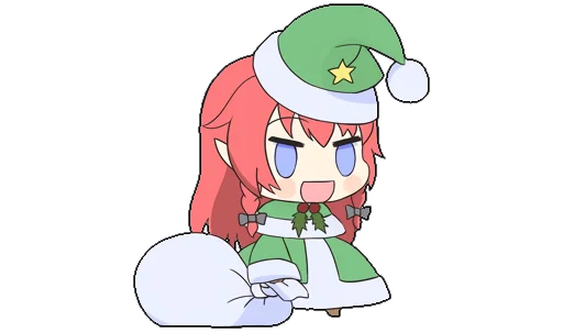 Эмодзи Touhou Padoru Chibi Characters