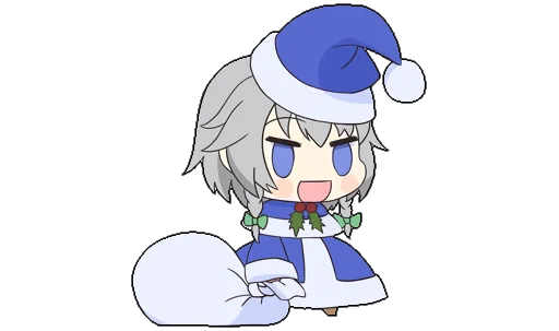 Эмодзи Touhou Padoru Chibi Characters