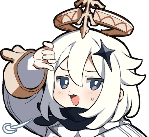 Эмодзи Paimon Stickers 1