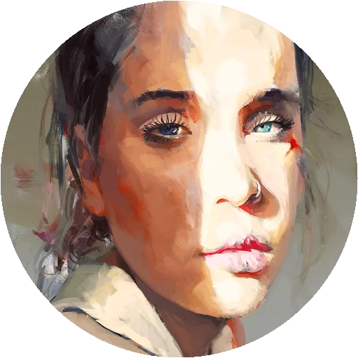 Эмодзи Painted Girls