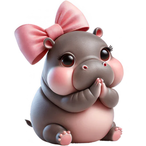 Эмодзи Парная бегемотка