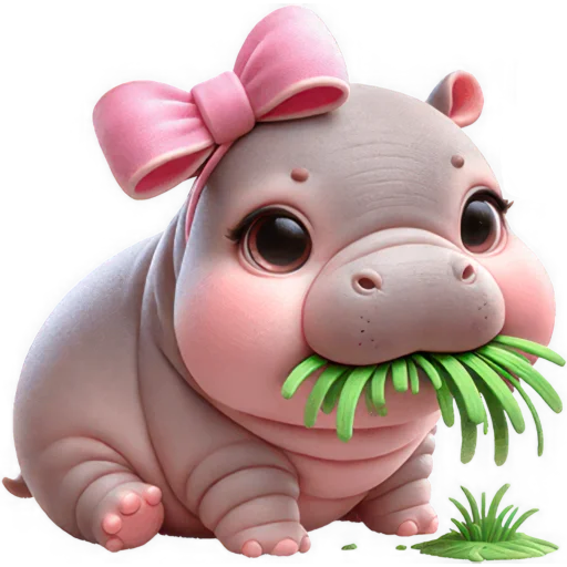 Эмодзи Парная бегемотка