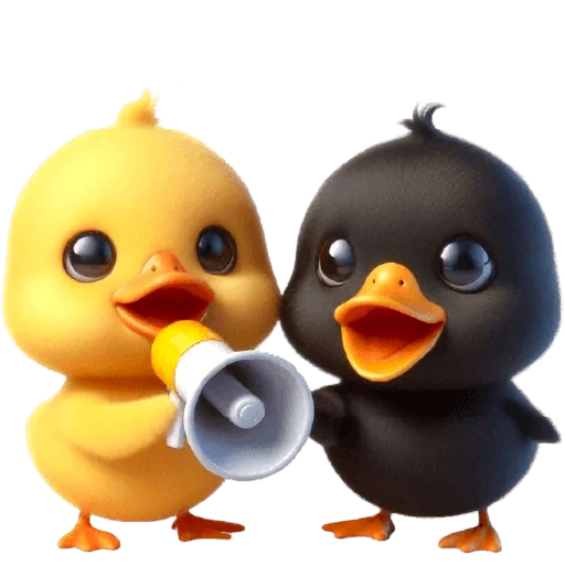 Эмодзи Парные утятки