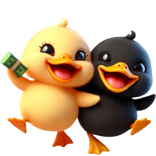 Эмодзи Парные утятки