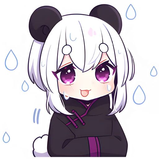 Эмодзи Панда тян 2