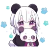 Эмодзи Панда-тян 2