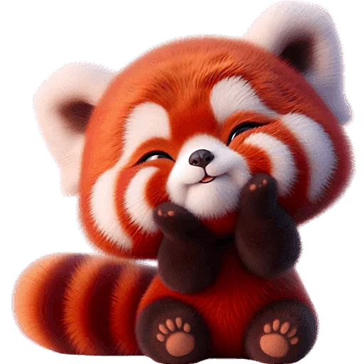 Эмодзи Красная панда