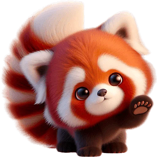 Эмодзи Красная панда
