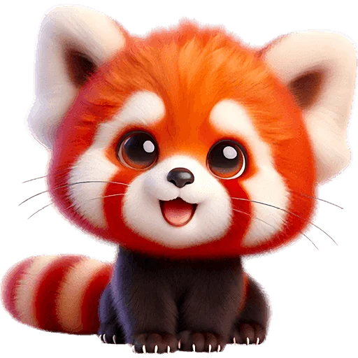 Эмодзи Красная панда