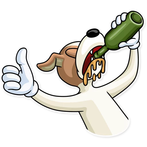 Эмодзи Party Dog