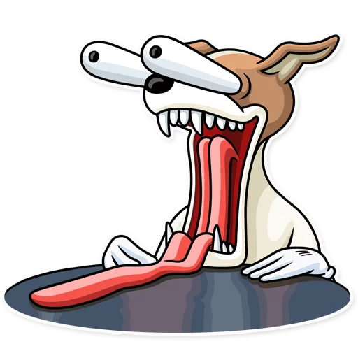 Эмодзи Party Dog