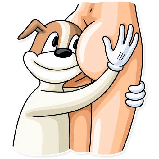 Эмодзи Party Dog