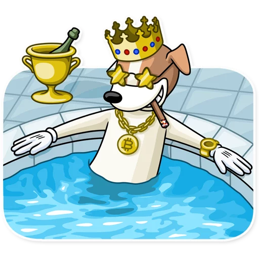 Эмодзи Party Dog