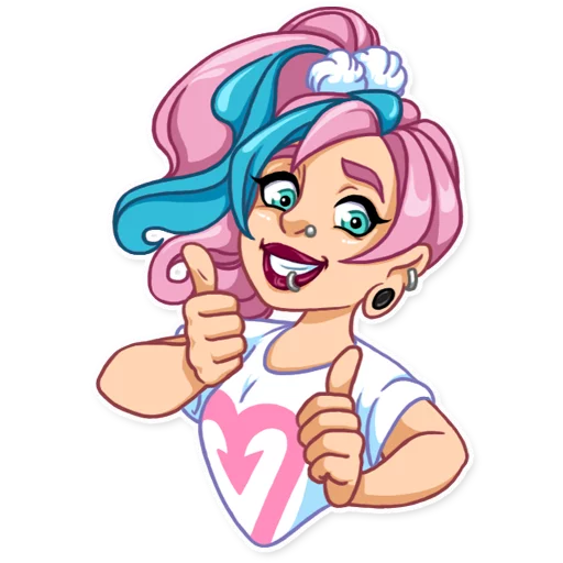 Эмодзи Pink Power