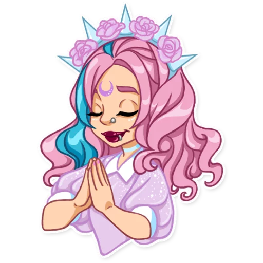Эмодзи Pink Power
