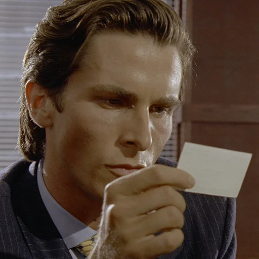 Эмодзи Patrick Bateman