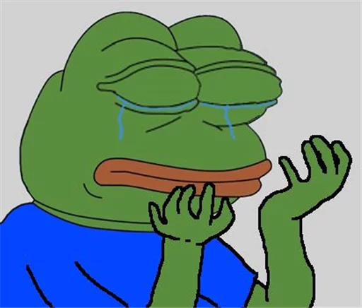 Эмодзи Pepe Crying?
