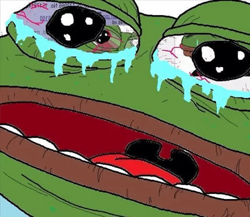 Эмодзи Pepe Crying?