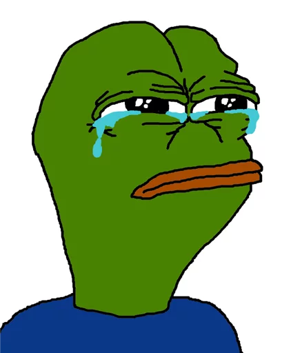 Эмодзи Pepe Crying?