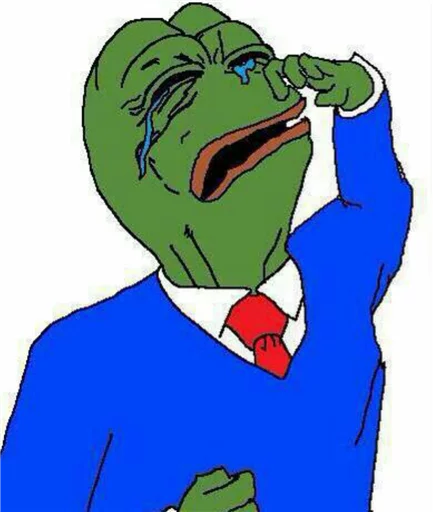 Эмодзи Pepe Crying?