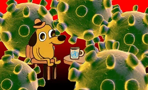 Эмодзи Pepe Coronavirus