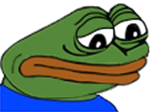 Эмодзи pepe и peepo - для важных разговоров (почему рот в говне?)