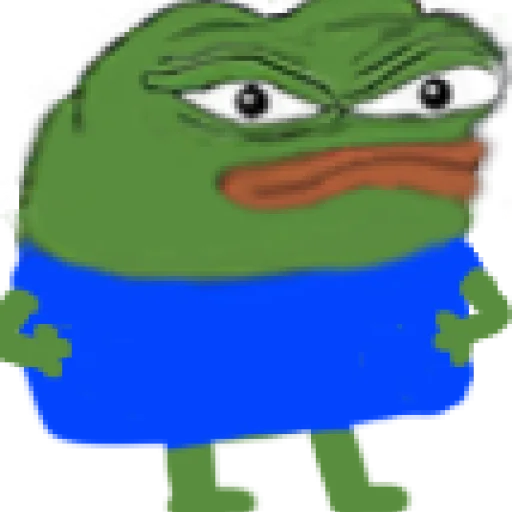 Эмодзи pepe и peepo - для важных разговоров (почему рот в говне?)
