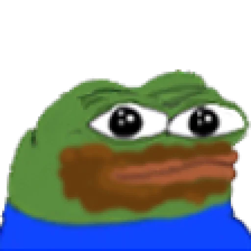 Эмодзи pepe и peepo - для важных разговоров (почему рот в говне?)