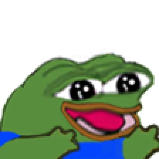 Эмодзи pepe и peepo - для важных разговоров (почему рот в говне?)